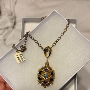 CAPUCINE DE WULF NEW Elegant Gold Charm Turtle Pendant Necklace 🐢 Made in India